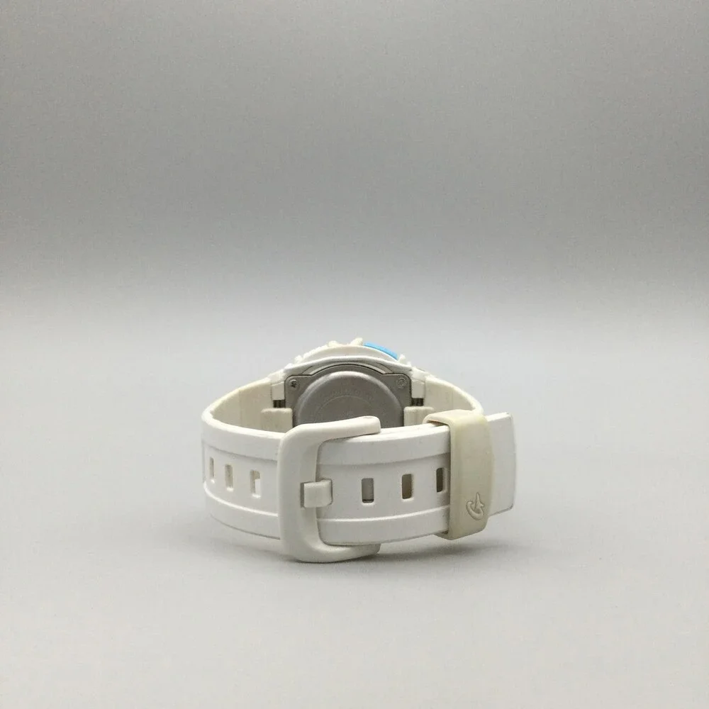 Casio Baby-G Watch Men 3212 BGD-120P 39mm White Blue Day Date New Battery